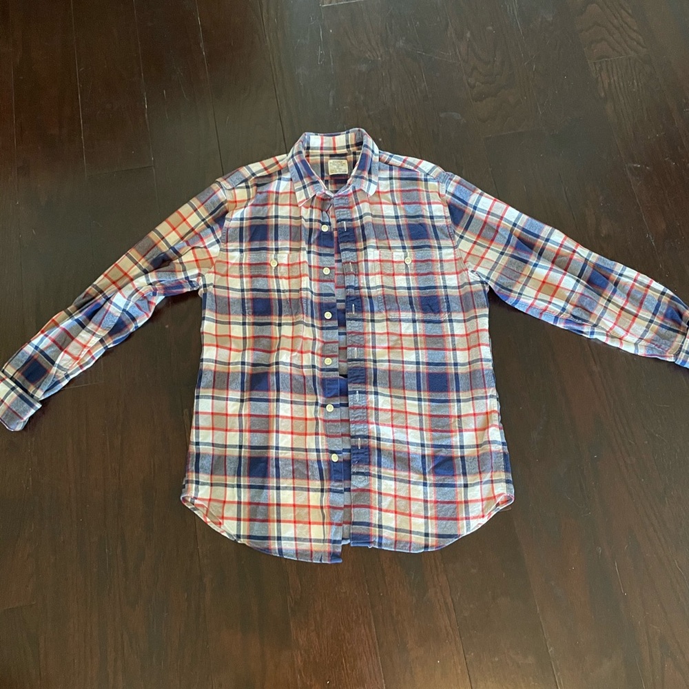 J Crew flannel shirt